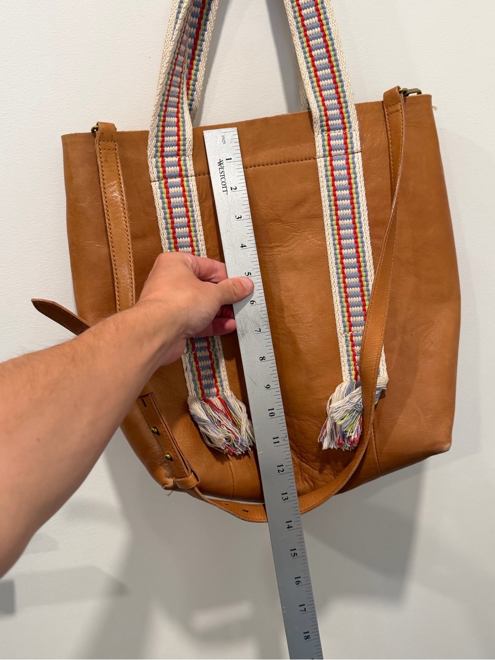The Medium Transport Tote: Woven
Handle Edition | Madewell boho fringe leather - Picture 14 of 14